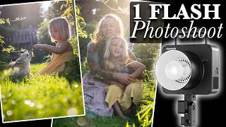 How to Light a Family Portrait With ONE Flash - Neewer Q4 Pro