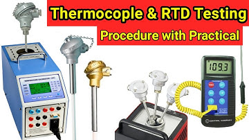 Thermocouple and Rtd Testing Procedure | How to testing Thermocouple | Thermocouple and Rtd in Hindi