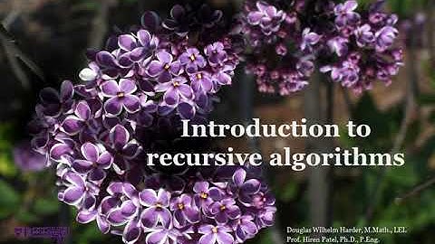 3.06 Introduction to recursive algorithms