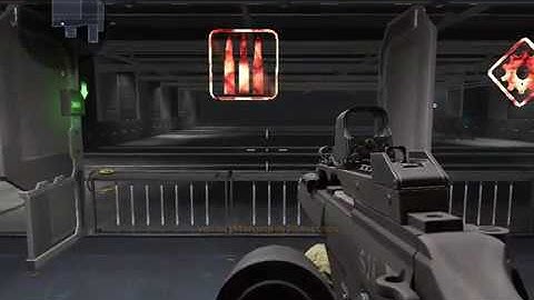 Warface (FPS game) shooting range Tough target shooting with an assault rifle 2 (hitting 8 targets)