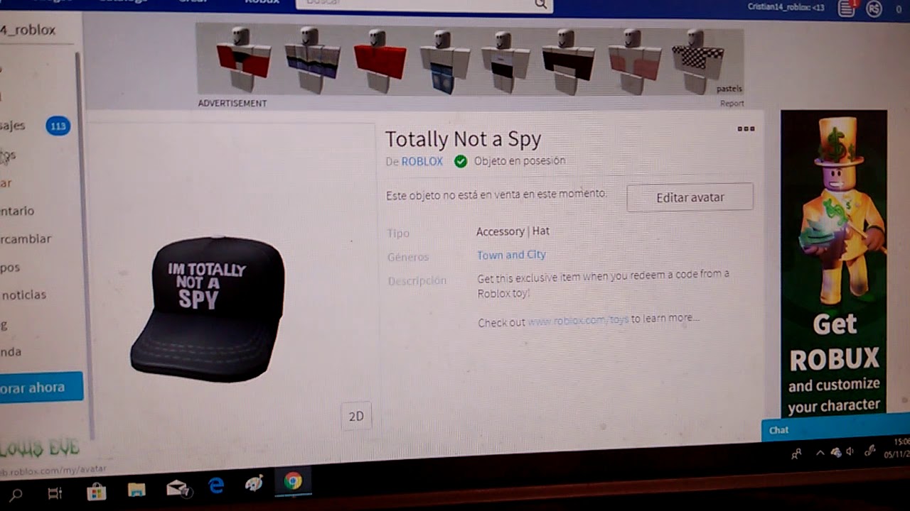 Como Tener Totally Not Spy En Roblox Youtube - totally not a spy roblox