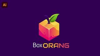 Adobe Illustrator CC Tutorial || How To Make 3D BOX Orange Vector Design || 3D Box Design Tutorial