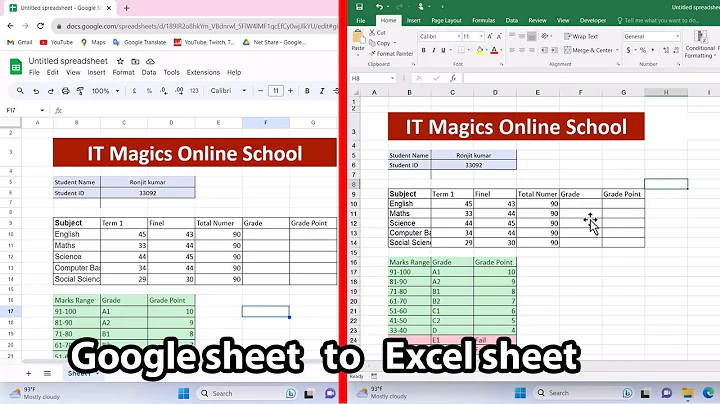 How to convert google sheets to excel without losing formatting