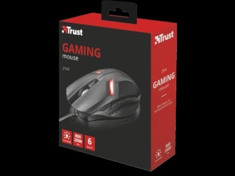 Mouse Gaming Trust Ziva Unboxing Youtube