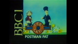 Monday 1St September 1986 Bbc1 - Play School - Postman Pat - Trades Union Congress