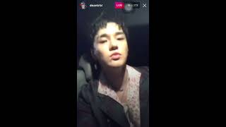 170929 Dean Instagram Live 딘 인스타 라이브 - Singing Get You, End Of The Road, Just Friends