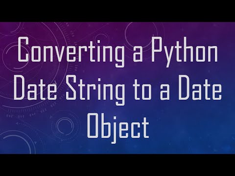 Converting a Python Date String to a Date Object