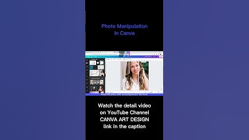 Split photo to 3 slices different colors in Canva #canvatutorial #photomanipulation #posterdesign