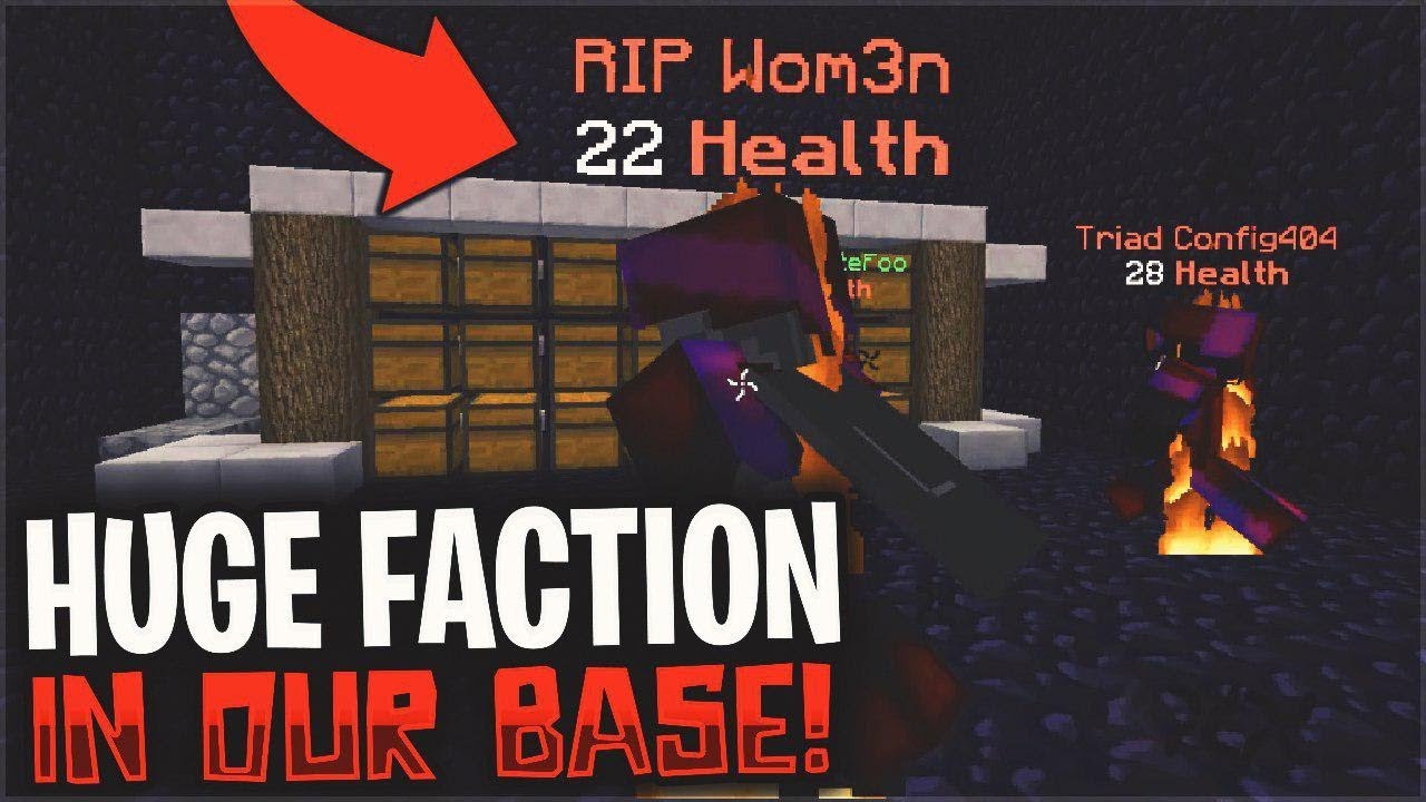MY FACTION TELEPORTED PEOPLE INTO OUR BASE... | Minecraft Factions - YouTube
