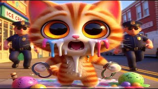 Kitten' Ice Cream Adventure 2: A Chilly Cat Catastrophe #Cat's Tale #cat