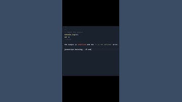 Guess the output || Javascript Hoisting || Javascript Interview Question #javascript #shorts #viral