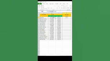 Calculate work Hours in Excel💯💫Excel Interview questions #exceltips #exceltutorial
