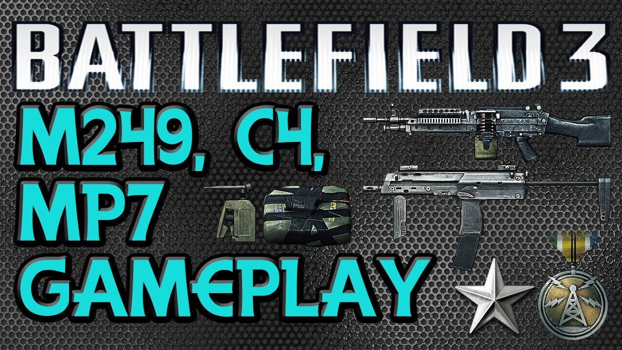 ps4 controller Battlefield 3 Team Deathmatch on Noshahr Canals (Part 1) // M249, MP7, C4 Gameplay