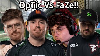 OpTic Vs FaZe Full Strongholds Pro Scrim! It Could Not Be Closer!!