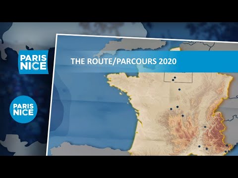 The route / Parcours - Paris-Nice 2020