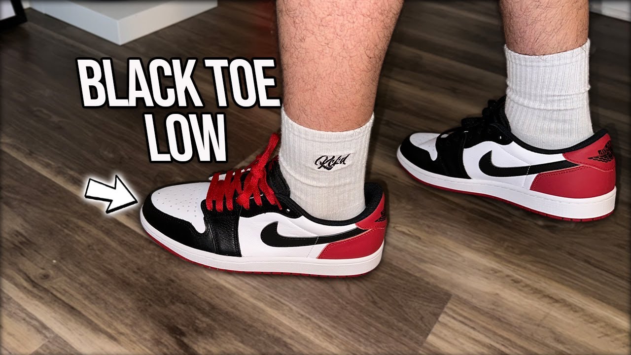 Jordan 1 Low Black TOE A Perfect Addition To YOUR SNEAKER COLLECTION ...