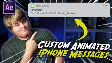 FREE Custom Animated iPhone Messages!!