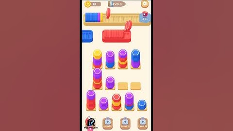 Sort Colorful Pencils in Pencil Stack Color Sort Puzzle Game #shorts #gameplay #gaming