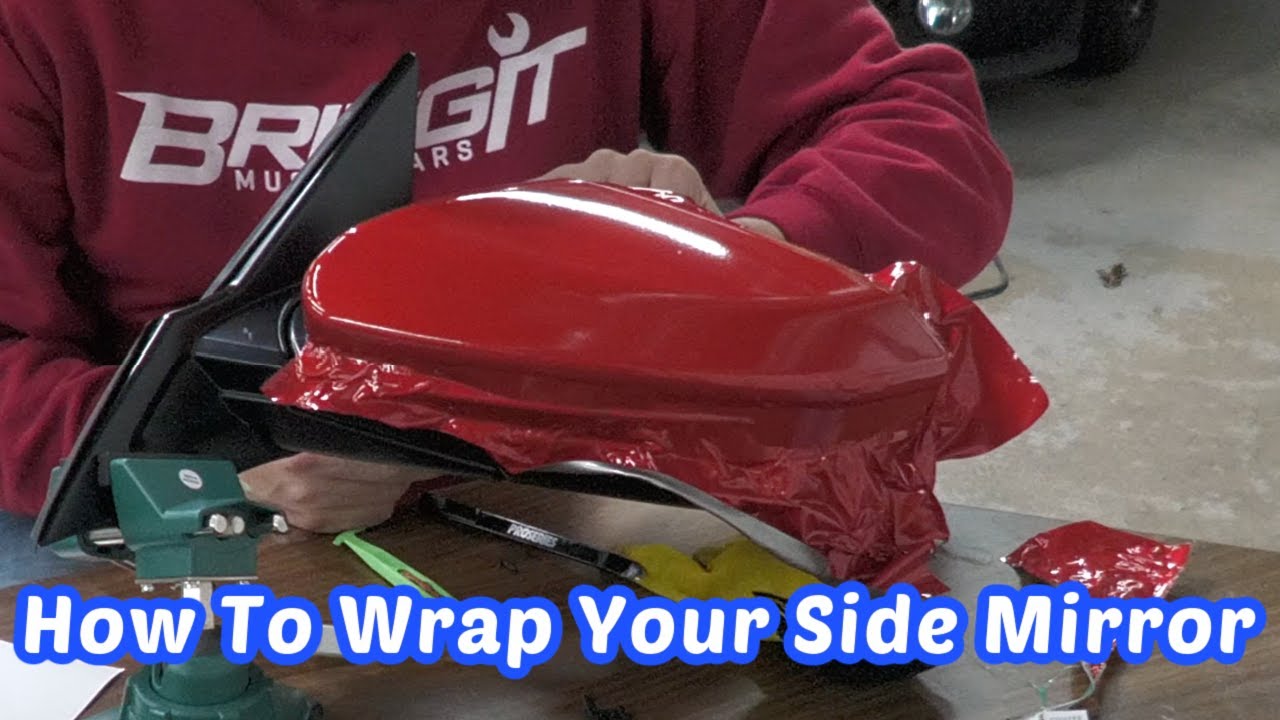 How to Wrap Your Side Mirror Honda Civic Type R YouTube