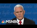 Buzzer Beater: Americans Delight In Fly’s Cameo On VP Pence’s Head | MSNBC