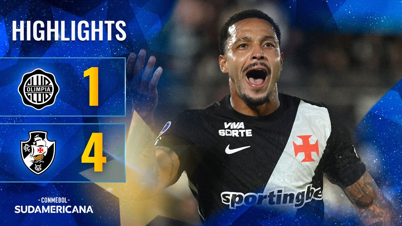 Assista aos melhores momentos de Olimpia 1 x 4 Vasco