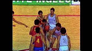 Mundobasket '86 / 5º y 6º puesto / España - Italia (resumen)
