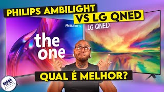 Comparativo | TV Philips THE ONE 2023 (PUG8808) vs TV LG QNED80SRA 2023 -  Saiba qual COMPRAR!