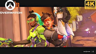Overwatch Arrives to Help Lucio - Overwatch 2 Invasion Story DLC Resistance Mission (4K 60FPS)