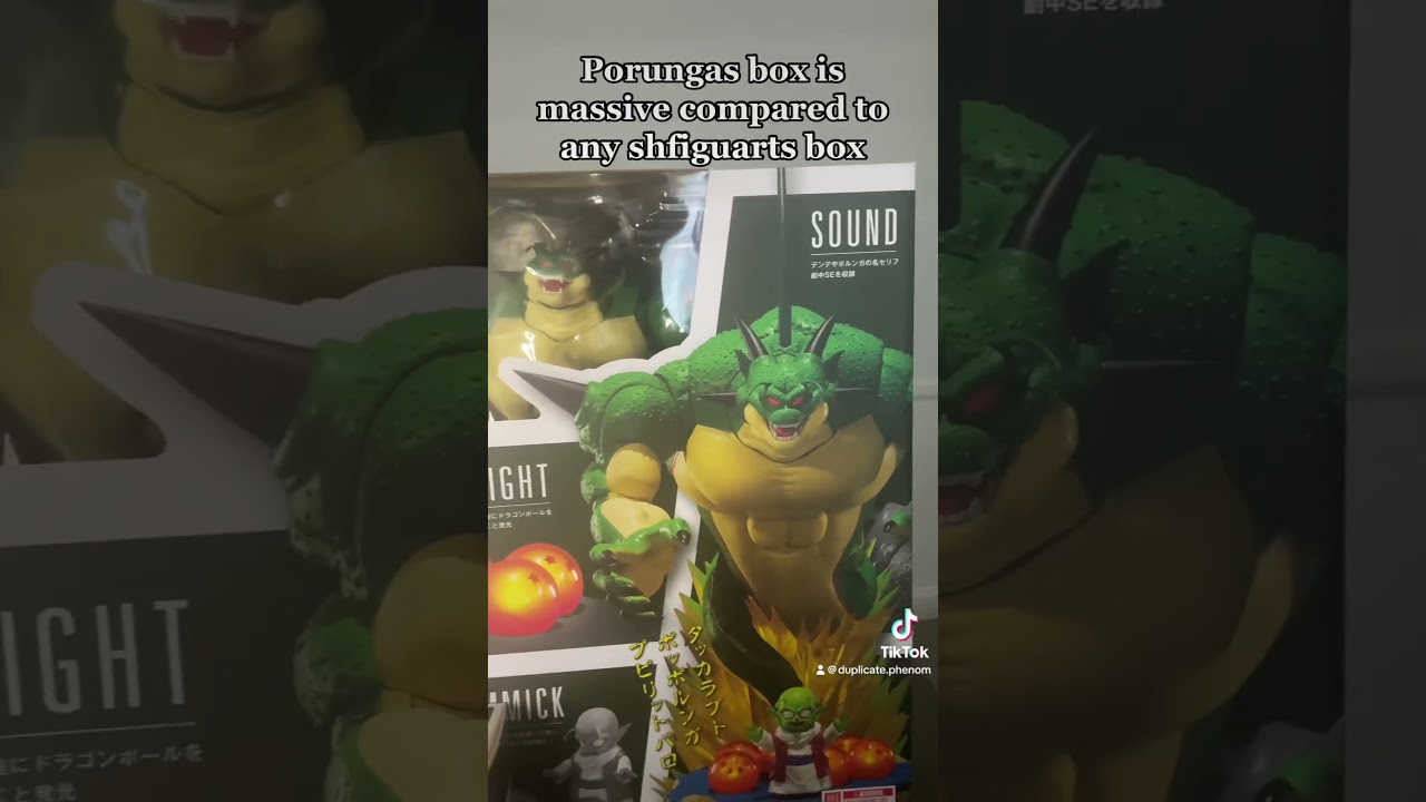 shfiguarts great ape vegeta box vs porungas box