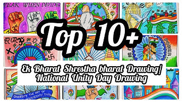 National Unity Day Drawing / National Unity Day poster easy / Rashtriya Ekta Diwas drawing / Unity