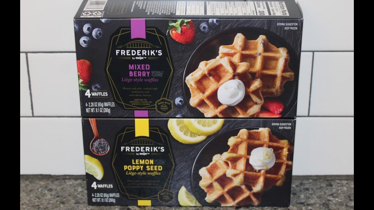 Frederik’s by Meijer LiègeStyle Waffles Mixed Berry & Lemon Poppy