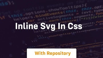 inline svg in css