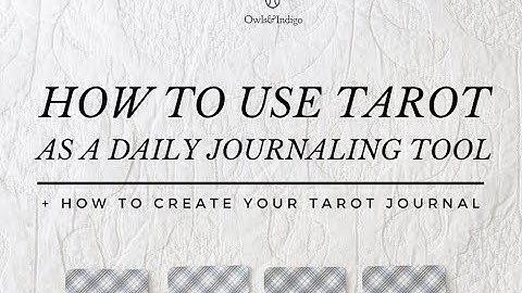 How To Use Tarot As A Daily Journaling Prompt