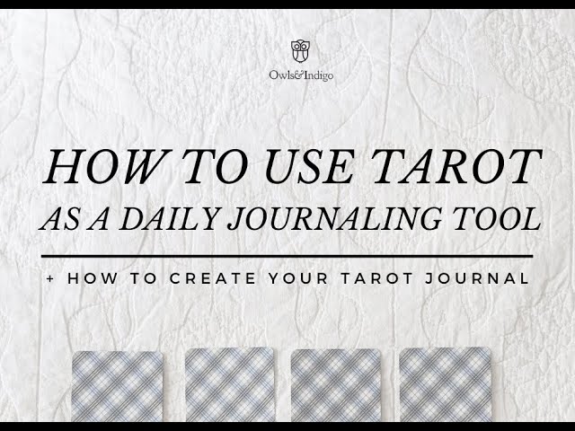 How I Use My Tarot Journal - The Simple Tarot
