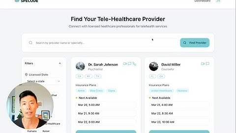 The Fastest Way to Build a Telehealth Marketplace (Specode Demo)