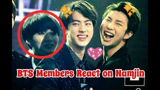 How BTS Reacts To Namjin 😳😱😜 RM &amp; JIN 💜