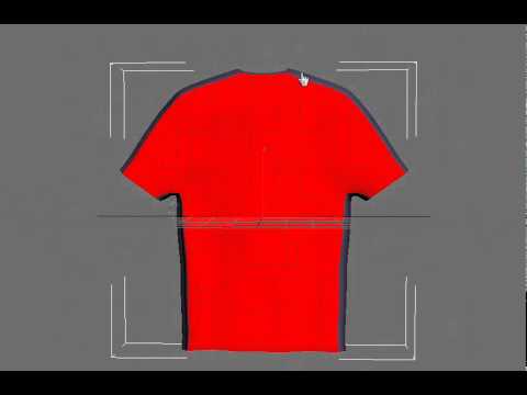 tshirt back positioning - YouTube