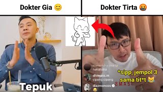 Perbedaan Dokter Gia😊 vs Dokter Tirta🤬 ketika nasehatin perokok 😹