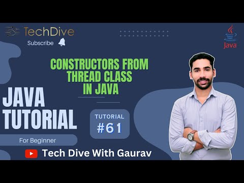 Constructors form Thread class in java | MultiThreading in Java | Tutorial #61