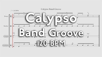 Calypso Band Groove in 120 BPM - 10 min of arranged music