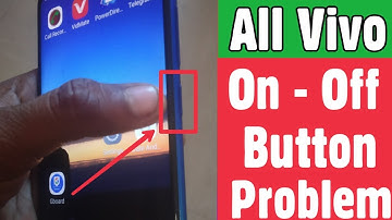 All Vivo Mobile | ON - OFF Not Working & Power Button Not Working Problem | Button Error Issue Solve