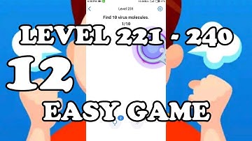 Easy Game Brain Test Level 221 - 240 Answer Gameplay Walkthrough Android IOS