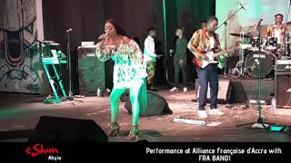 eShun Live Performance at Alliance Française d'Accra with FRA Band!