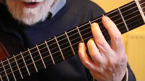 STUDY in E minor by Fernando Sor guitar tutorial  Part Six