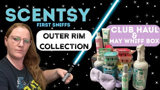 My Monthly Scentsy Club, May whiff box and Outer rim first sniffs!