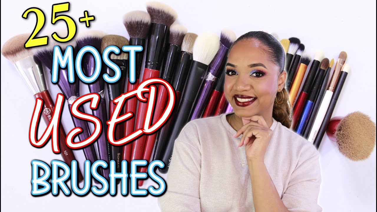 ♥ My TOP 25+ MOST USED Makeup Brushes ♥