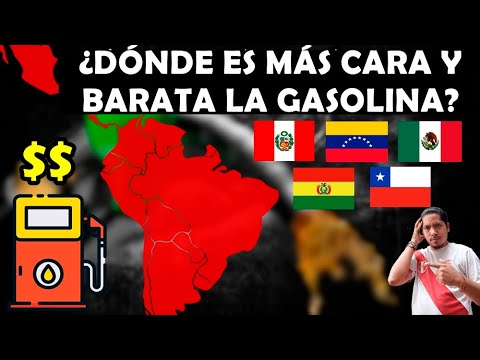 Países con la Gasolina más Cara y más Barata de América Latina 2022 | El Peruvian
