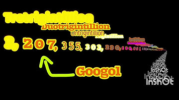 Numbers 1 to 1 Quattuortrigintillion with sounds 