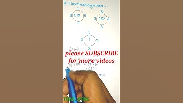 General Intelligence And Reasoning In Hindi || Missing Number || BANK RAIL SSC PSC UPSC #Shorts