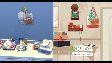 Sims 4 Everyday Clutter Kit Pack Contents